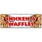 Signmission CHICKEN & WAFFLES BANNER SIGN fried tenders soul food collards homemade B-72 Chicken & Waffles - alternate 1